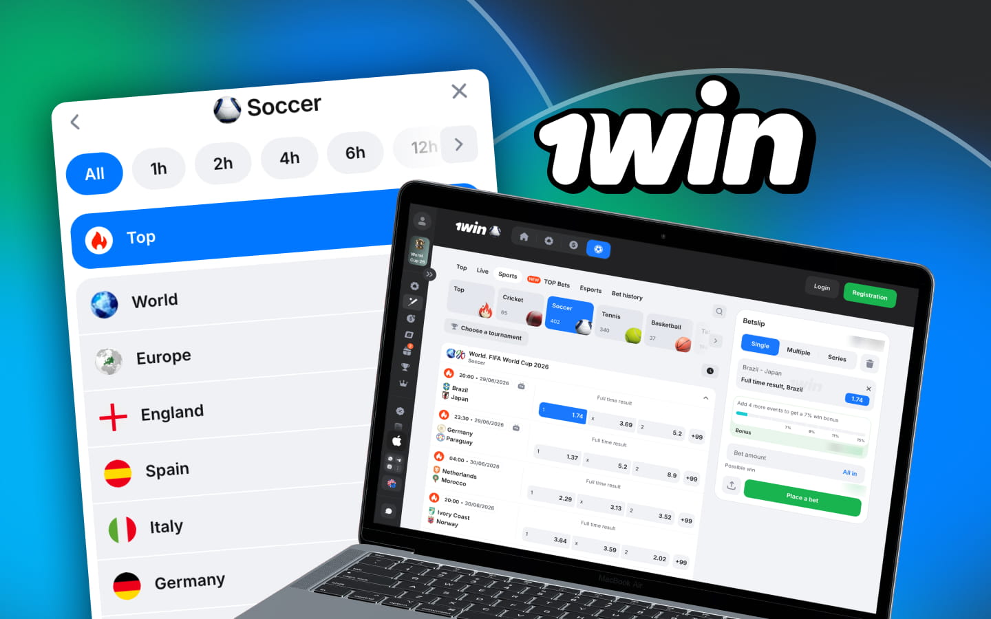 Types of Football Bets on 1win India